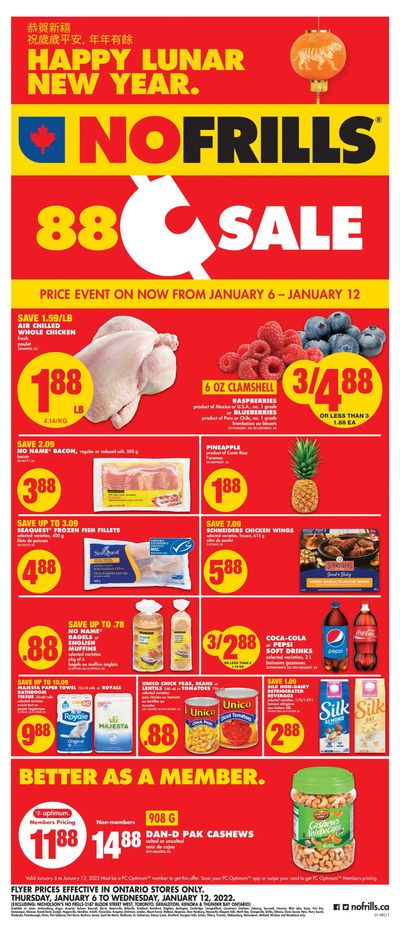 No Frills (ON) Flyer January 6 to 12