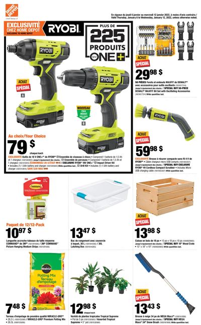 Home Depot (QC) Flyer January 6 to 12