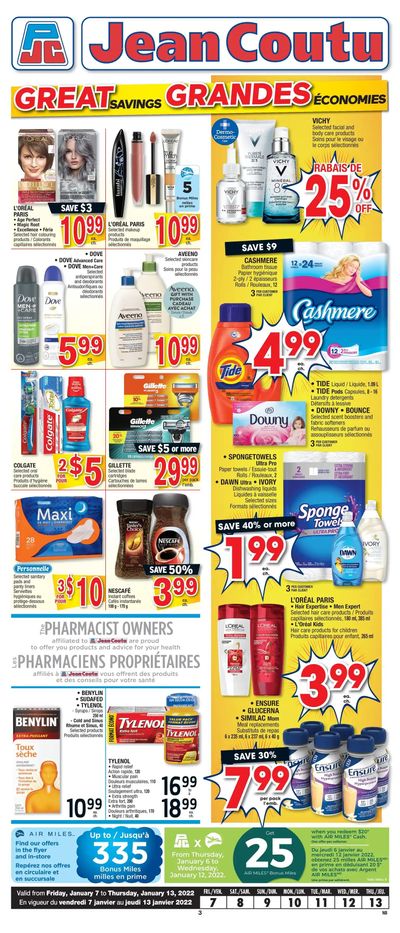 Jean Coutu (NB) Flyer January 7 to 13