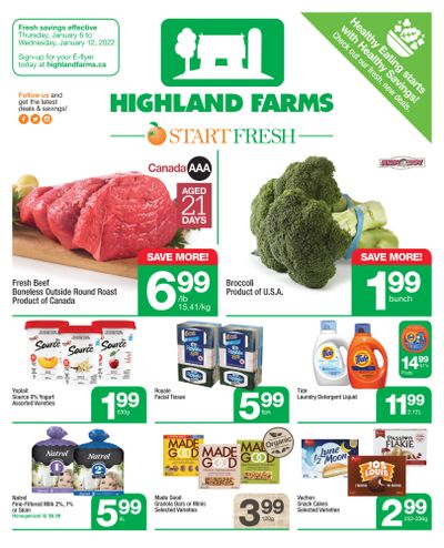 Highland Farms Flyer January 6 to 12