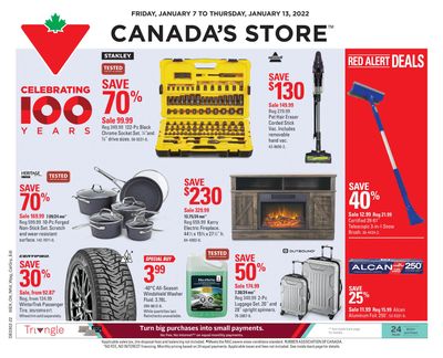 Canadian Tire (Atlantic) Flyer January 7 to 13