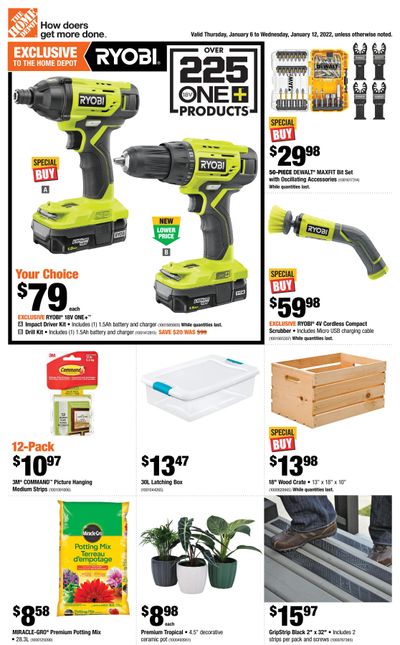 Home Depot (BC) Flyer January 6 to 12
