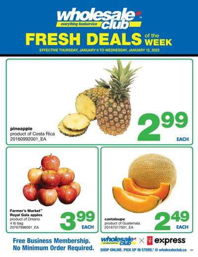 Wholesale Club (ON) Fresh Deals of the Week Flyer January 6 to 12