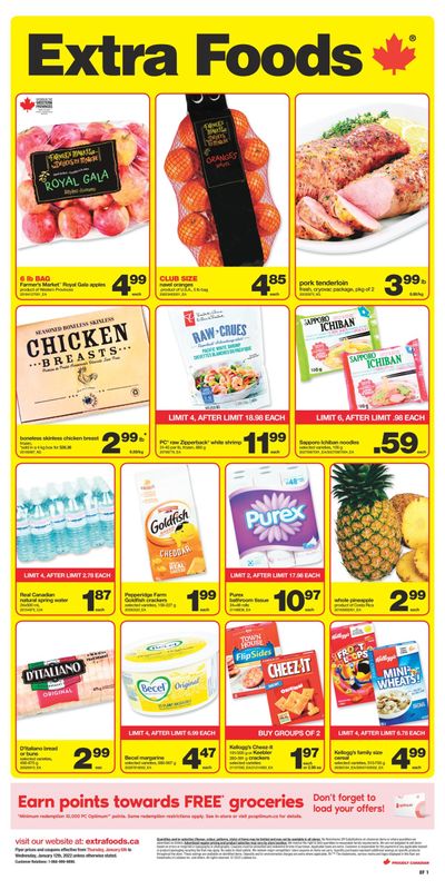 Extra Foods Flyer January 6 to 12