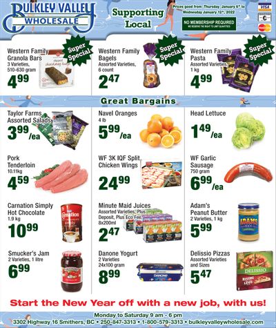 Bulkley Valley Wholesale Flyer January 6 to 12