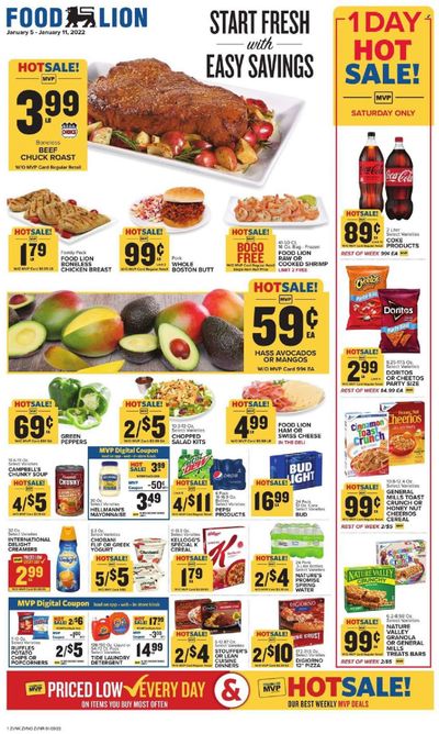 Food Lion (VA) Weekly Ad Flyer January 5 to January 12