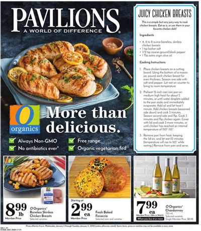 Pavilions (CA) Weekly Ad Flyer January 5 to January 12