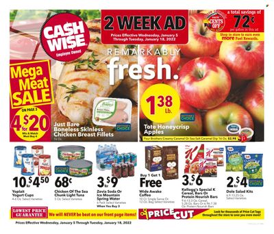 Cash Wise (MN, ND) Weekly Ad Flyer January 5 to January 12