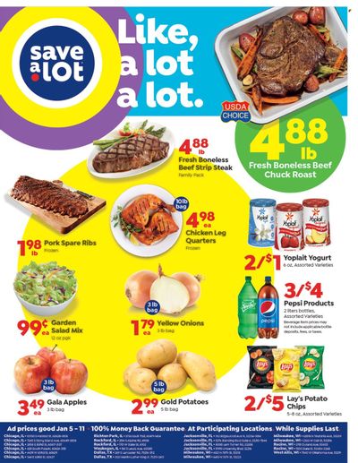 Save a Lot Weekly Ad Flyer January 5 to January 12