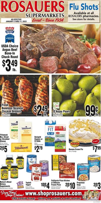 Rosauers (ID, MT, OR, WA) Weekly Ad Flyer January 5 to January 12