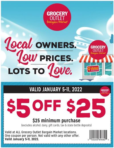 Grocery Outlet (CA, ID, OR, PA, WA) Weekly Ad Flyer January 5 to January 12