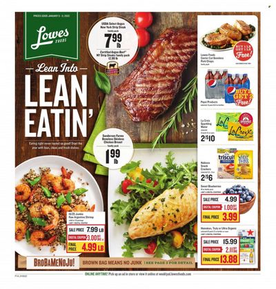 Lowes Foods (NC, SC) Weekly Ad Flyer January 5 to January 12