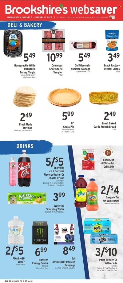Brookshires (AR, LA, TX) Weekly Ad Flyer January 5 to January 12