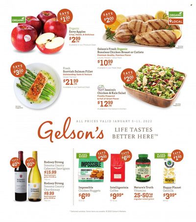 Gelson's (CA) Weekly Ad Flyer January 5 to January 12