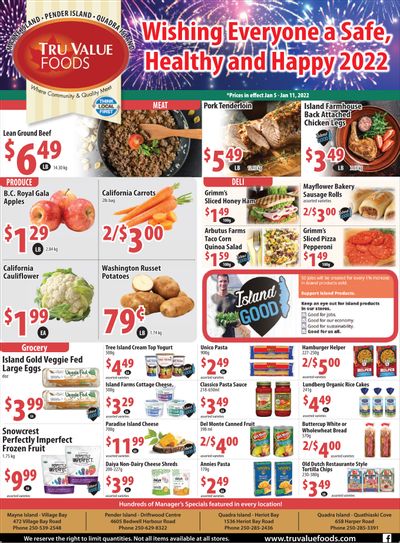 Tru Value Foods Flyer January 5 to 11