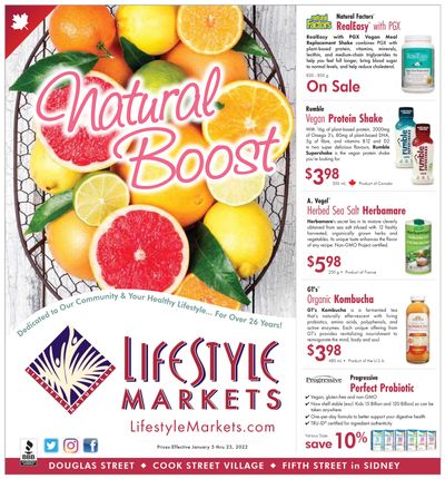 Lifestyle Markets Flyer January 5 to 23