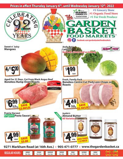 The Garden Basket Flyer January 6 to 12