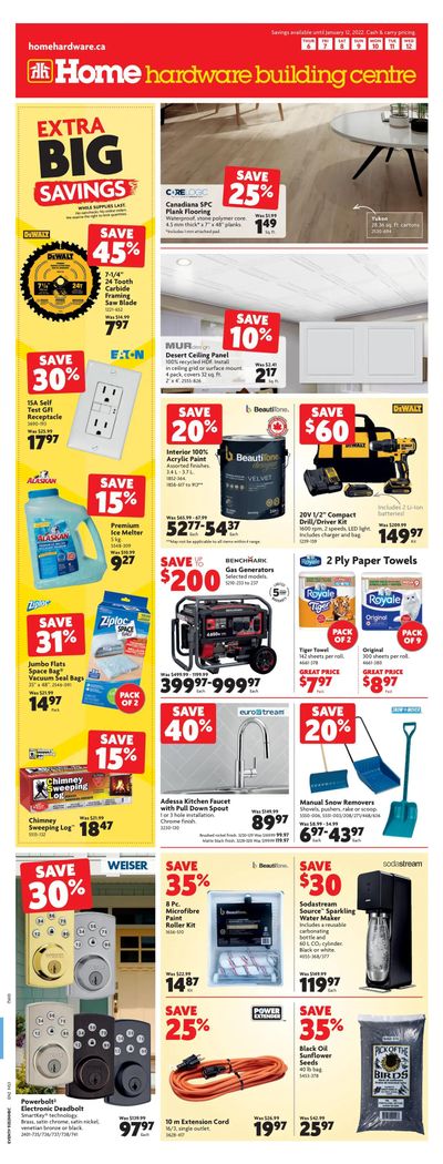 Home Hardware Building Centre (Atlantic) Flyer January 6 to 12