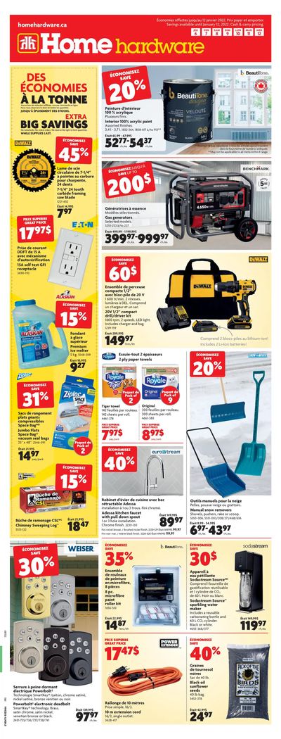 Home Hardware (QC) Flyer January 6 to 12