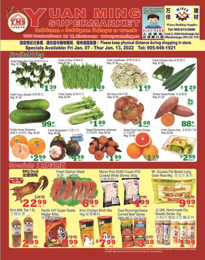Yuan Ming Supermarket Flyer January 7 to 13