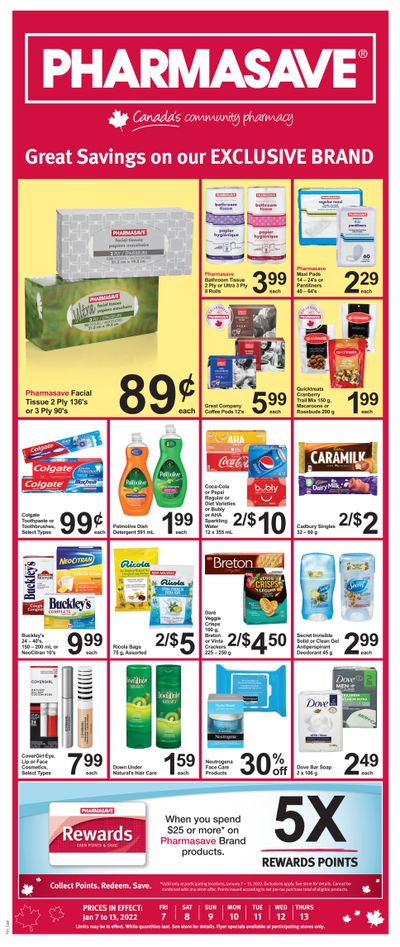 Pharmasave (ON) Flyer January 7 to 13