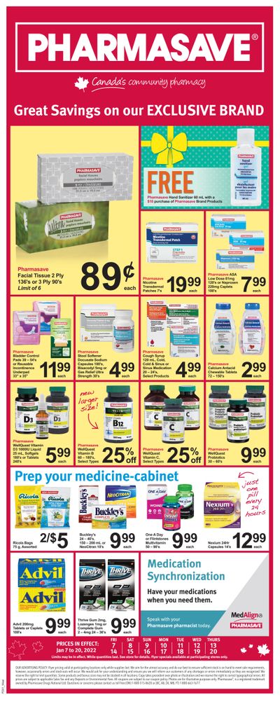Pharmasave (West) Flyer January 7 to 20