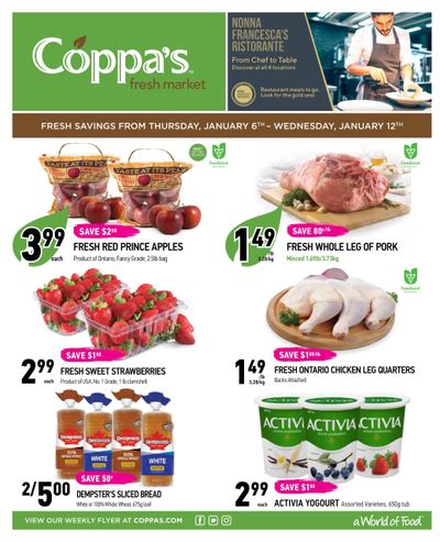Coppa's Fresh Market Flyer January 6 to 12