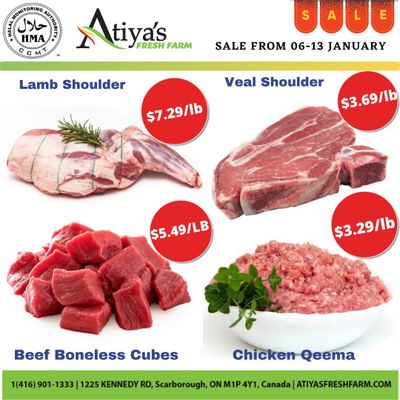 Atiya's Fresh Farm Flyer January 6 to 13