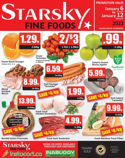 Starsky Foods Flyer January 6 to 12