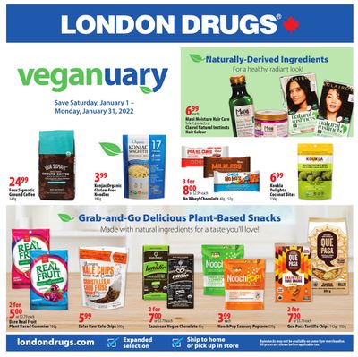 London Drugs Veganuary Flyer January 1 to 31