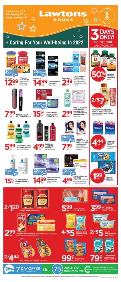 Lawtons Drugs Flyer January 7 to 13