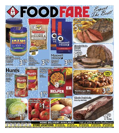 Food Fare Flyer January 8 to 14