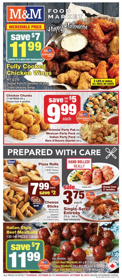 M&M Food Market (AB, BC, NWT, Yukon, NL) Flyer October 24 to 30