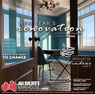 J&H Builder's Warehouse Flyer January 6 to February 2