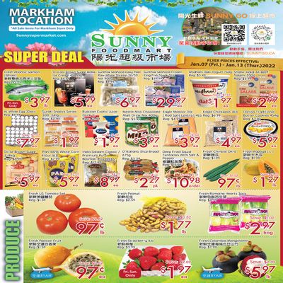 Sunny Foodmart (Markham) Flyer January 7 to 13