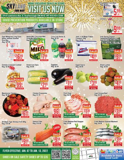 Skyland Food Mart Flyer January 7 to 13