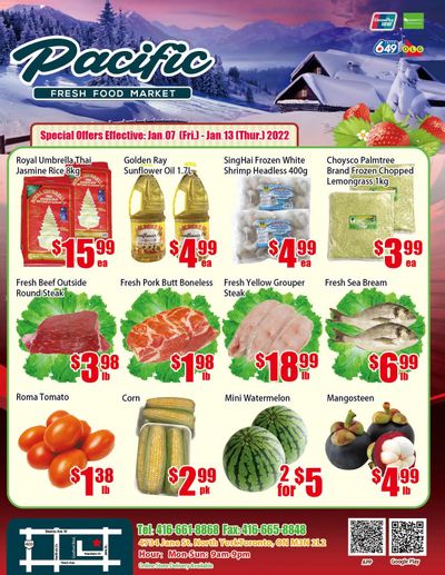 Pacific Fresh Food Market (North York) Flyer January 7 to 13