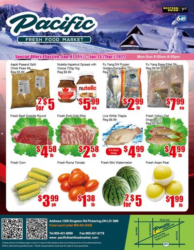 Pacific Fresh Food Market (Pickering) Flyer January 7 to 13