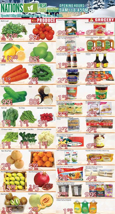 Nations Fresh Foods (Hamilton) Flyer January 7 to 13