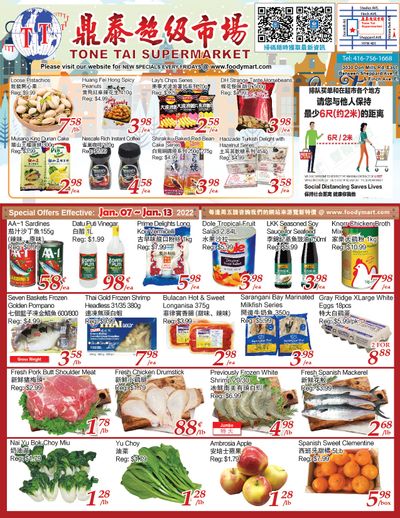 Tone Tai Supermarket Flyer January 7 to 13