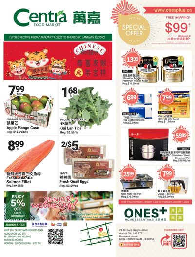 Centra Foods (Aurora) Flyer January 7 to 13