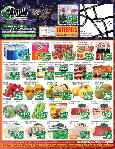 Ample Food Market (North York) Flyer January 7 to 13 