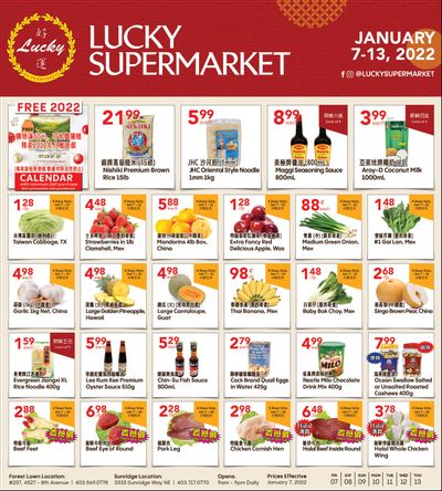 Lucky Supermarket (Calgary) Flyer January 7 to 13