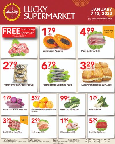 Lucky Supermarket (Winnipeg) Flyer January 7 to 13