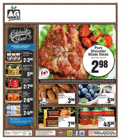 AG Foods Flyer January 7 to 13