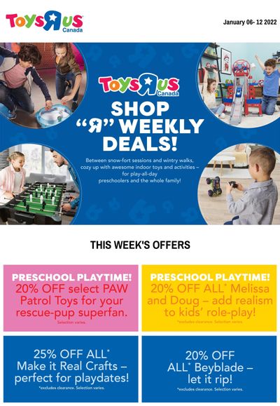 Toys R Us flyer January 6 to 12