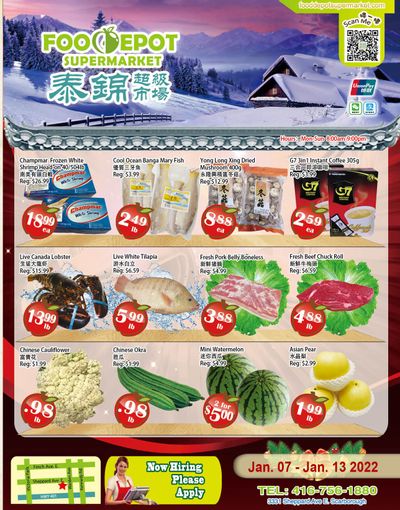 Food Depot Supermarket Flyer January 7 to 13