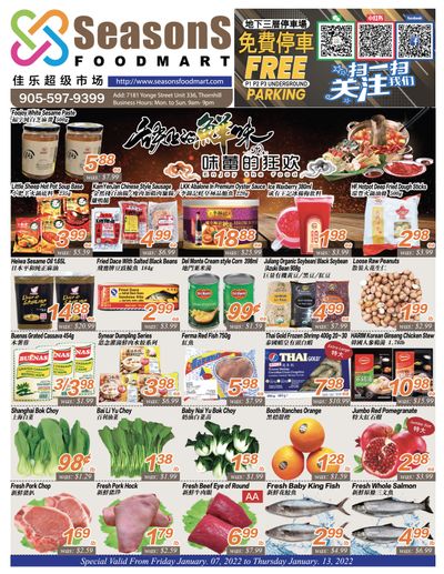 Seasons Food Mart (Thornhill) Flyer January 7 to 13