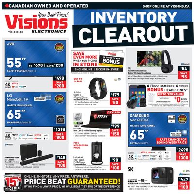 Visions Electronics Flyer January 7 to 13