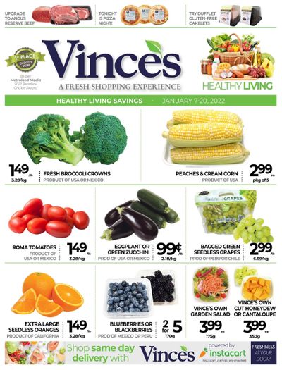 Vince's Market Flyer January 7 to 20